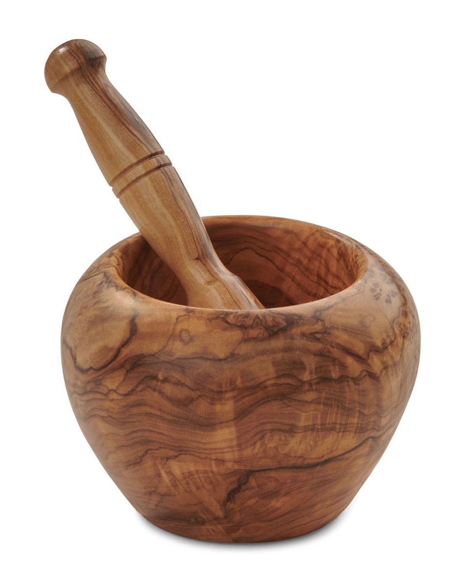 Olive Wood Mortar and Pestle